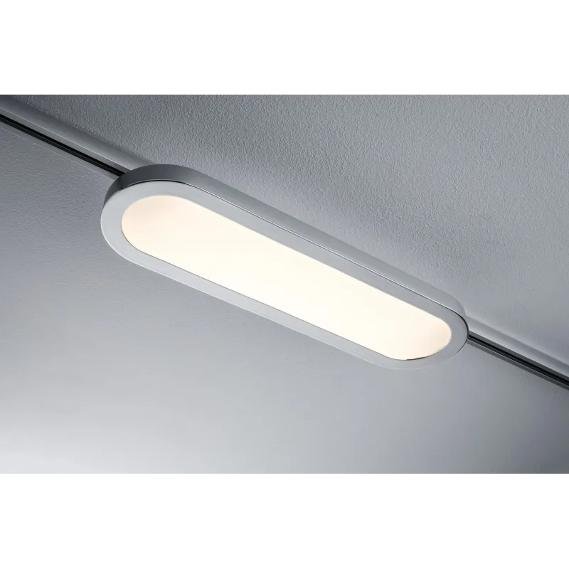 URail système LED Panel Loop 7W Chrome mat/Chrome 230V alu plastiqu...