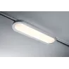URail système LED Panel Loop 7W Chrome mat/Chrome 230V alu plastiqu...