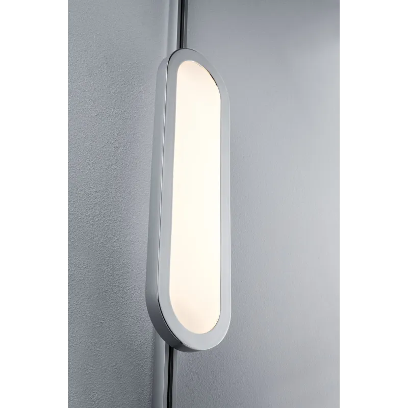 URail système LED Panel Loop 7W Chrome mat/Chrome 230V alu plastiqu...
