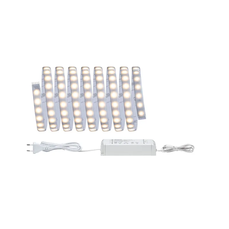 fonction MaxLED 500 kit de base 3m Blanc chaud 20W 230/24V 36VA argent plastique