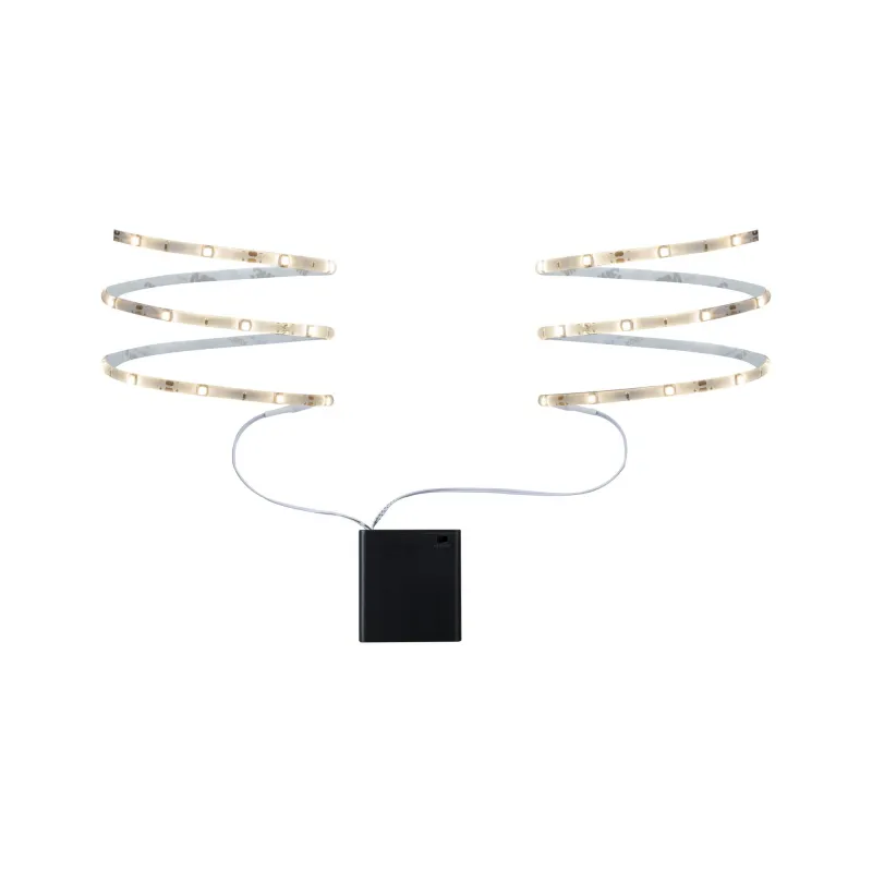 Function Mobil Stripe 2x80 cm Blanc chaud 1,2W 9V 4xAA blanc métal/...