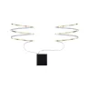 Function Mobil Stripe 2x80 cm Blanc chaud 1,2W 9V 4xAA blanc métal/...