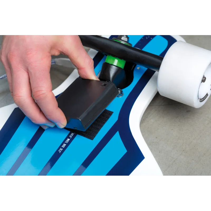Function Mobil Stripe 2x80 cm Bleu 0,6 W 9 V 4xAA Blanc Métal/plast...