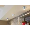 Function Rotate LED 1er spot chrome mat 3x1,5V AA plastique - Pas cher