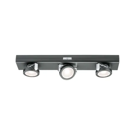 fonction Rotate LED Balken dimmable Anthraciteaci te chrome mat 6x1,5V AAA plastique