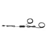 Function USB-Stripe 2x50 cm Blanc chaud 2W 5V Noir Métal/plastique ...