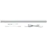 Réglette LED Bond 15 W Avec interrupteur Marche/Arrêt intégré-barre lumineux 15W satin 230V aluminium plastique