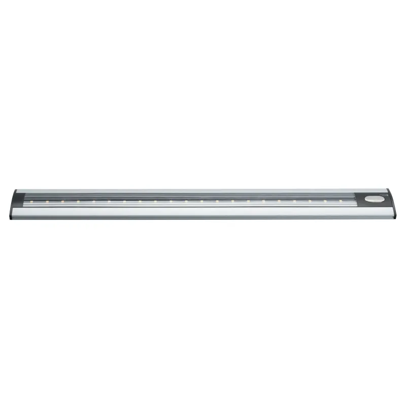 Réglette placard tactile TriX 4,2W LED alu mat noir 230/12V alu pla...