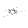 kit câble tendu LED, 4x4W, MacLED 230/12V DC, chrome mat