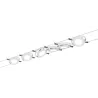 Kit câble DC LED kit RoundMac 6x4W blanc mat 230V/12V DC 30VA Métal