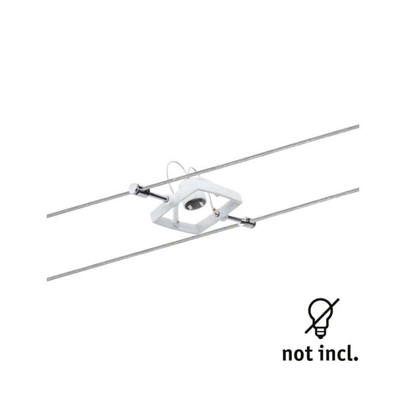 Spot Wire System Mac II max. 1x10W GU5,3 Blanc 12V Métal/plastique ...