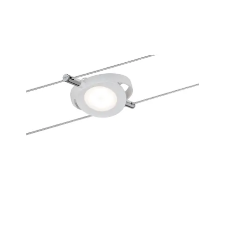 Système à câbles DC LED spot RoundMac 1x4W blanc mate 12V DC plasti...