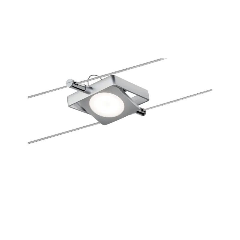Système à câbles DC spot MacLED 1x4W chrome mate 12V DC plastique -...