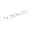 Système Smart Wire BLE RoundMac 4x4 W blanc dépoli 230 V/12 VA DC 3...