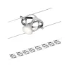 Système câbles Cardan chrome mat avec 8 spots sans ampoule, max. 10 W GU5,3