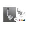 Spot sur câble DecoSystems, chrome mat sans ampoule, max. 10 W GU5,3