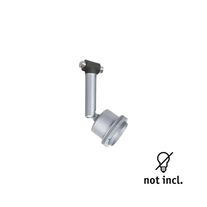 Spot sur câble DecoSystems, chrome mat sans ampoule, max. 10 W GU5,3