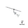Spot sur câble DecoSystems, chrome mat sans ampoule, max. 10 W GU5,3