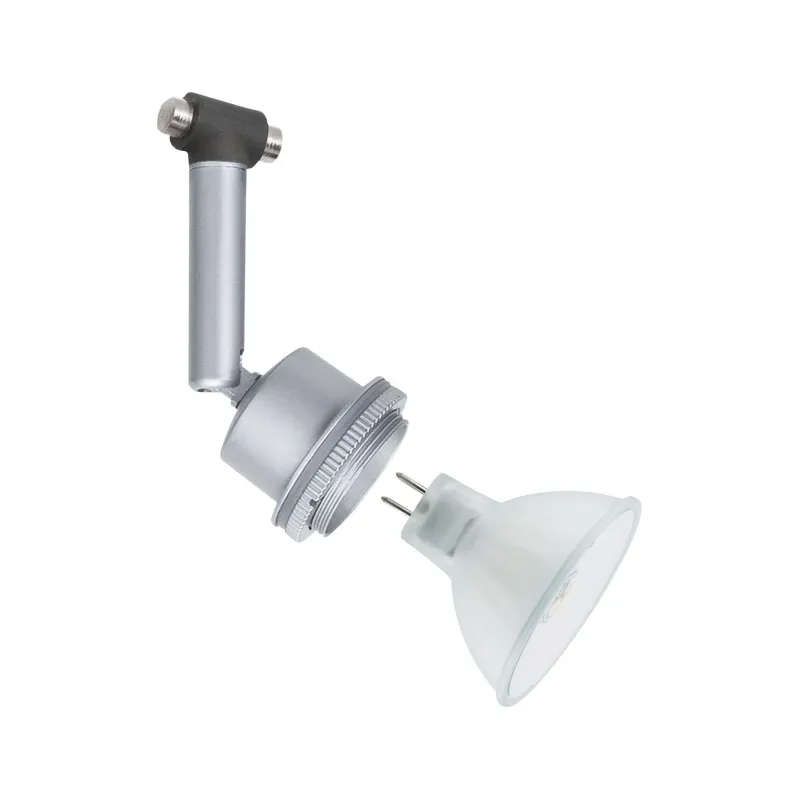 Spot sur câble DecoSystems, chrome mat sans ampoule, max. 10 W GU5,3