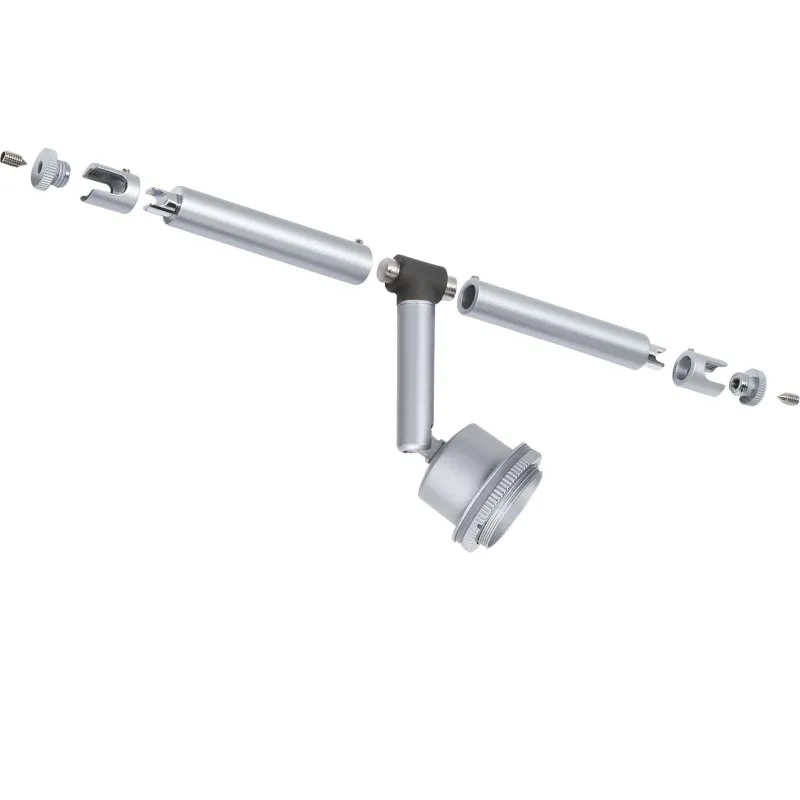Spot sur câble DecoSystems, chrome mat sans ampoule, max. 10 W GU5,3