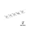 systeme cable tendu Set Mac II max. 5x10W GU5,3 chrome mat 230/12V 60 VA Métal/plastique