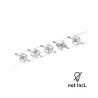systeme cable tendu Set Mac II max. 5x10W GU5,3 chrome mat 230/12V 60 VA Métal/plastique