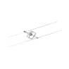 systeme cable tendu Set Mac II max. 5x10W GU5,3 chrome mat 230/12V 60 VA Métal/plastique