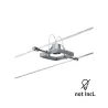 Wire System Spot Mac II max. 1x10W GU5,3 Chrome mat 12V Métal/Plast...