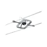 Wire System Spot Mac II max. 1x10W GU5,3 Chrome mat 12V Métal/Plast...