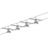 Wire System Spot Togo max. 1x10W GU5,3 Chrome 12V Métal - Pas cher