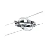 Wire System spots Cardan max. 1x10W GU5,3 Chrome mat/chrome 12V Mét...