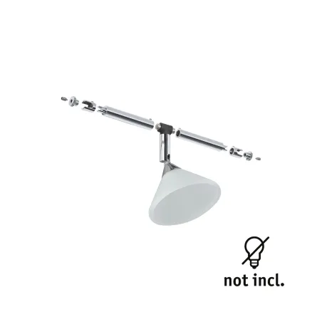 Spot sur câble Colmar chrome sans ampoule, max. 10 W GU4 