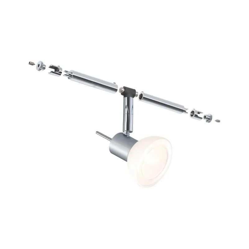 Wire System Spots Sheela max. 1x10W GU5,3 Chrome mat/Opale 12V Méta...