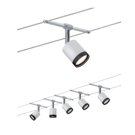 systeme-cables-tubeled-5x4w-chromechrome-mat
