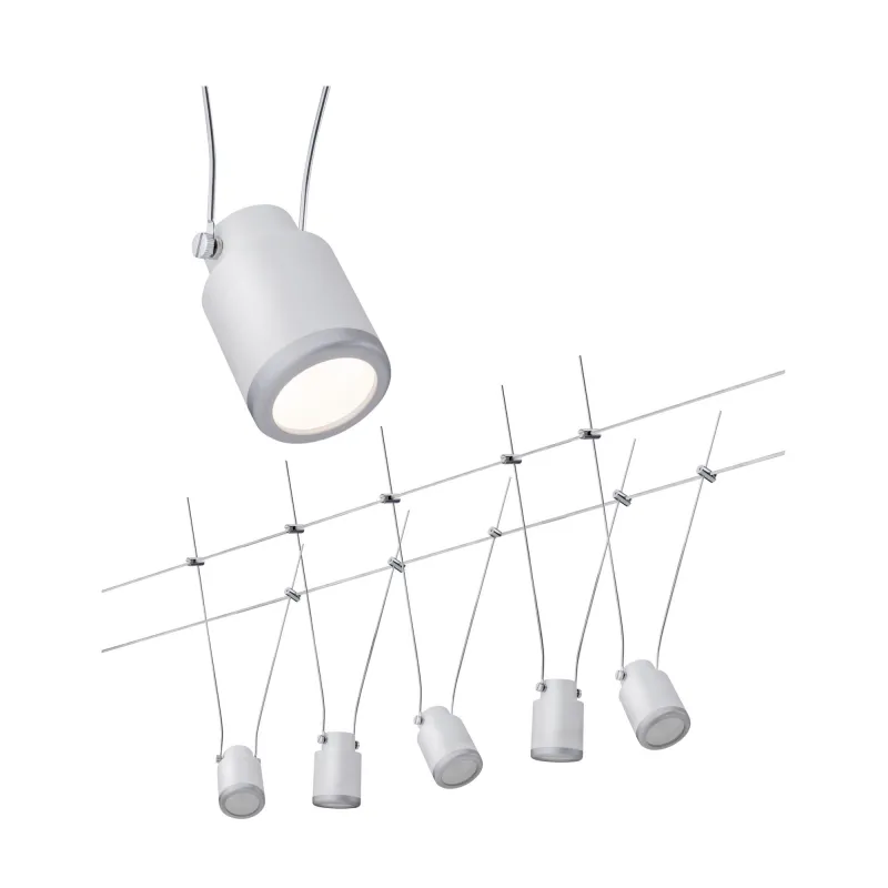 systeme-cables-tendu-tunled-5x4w-blancchrome-mat