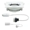 Encastré Premium Nova IP65 orien carré max 1x35W GU10/GU5,3 51mm bl...
