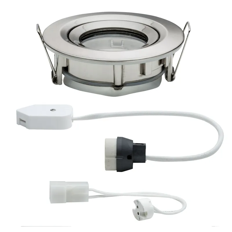 Encastré Premium Nova IP65 orientable max 1x35W GU10/GU5,3 51mm aci...