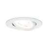 Encastrés Premium Nova rond orientable max. 35W 230V GU10 51mm Bl D...