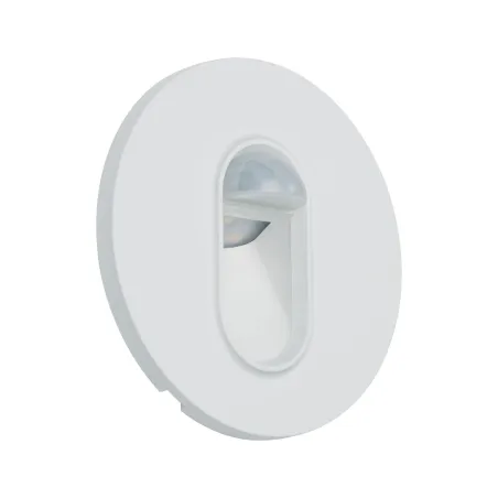 Encastré mural  détecteur mouvement rond 1x2,7 W 2700K-230V blanc /plastique