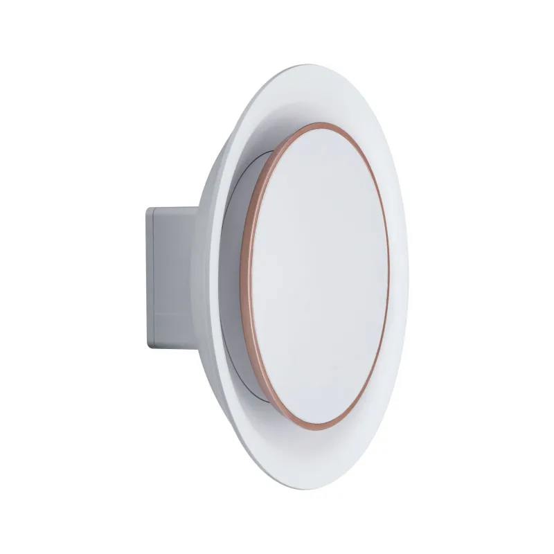 Kit Enc mur Neordic 1x2,5W 2700K 230 V blanc dépoli/plastique - Pas...