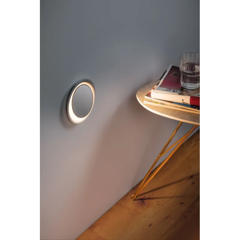 Kit Enc mur Neordic 1x2,5W 2700K 230 V blanc dépoli/plastique - Pas...