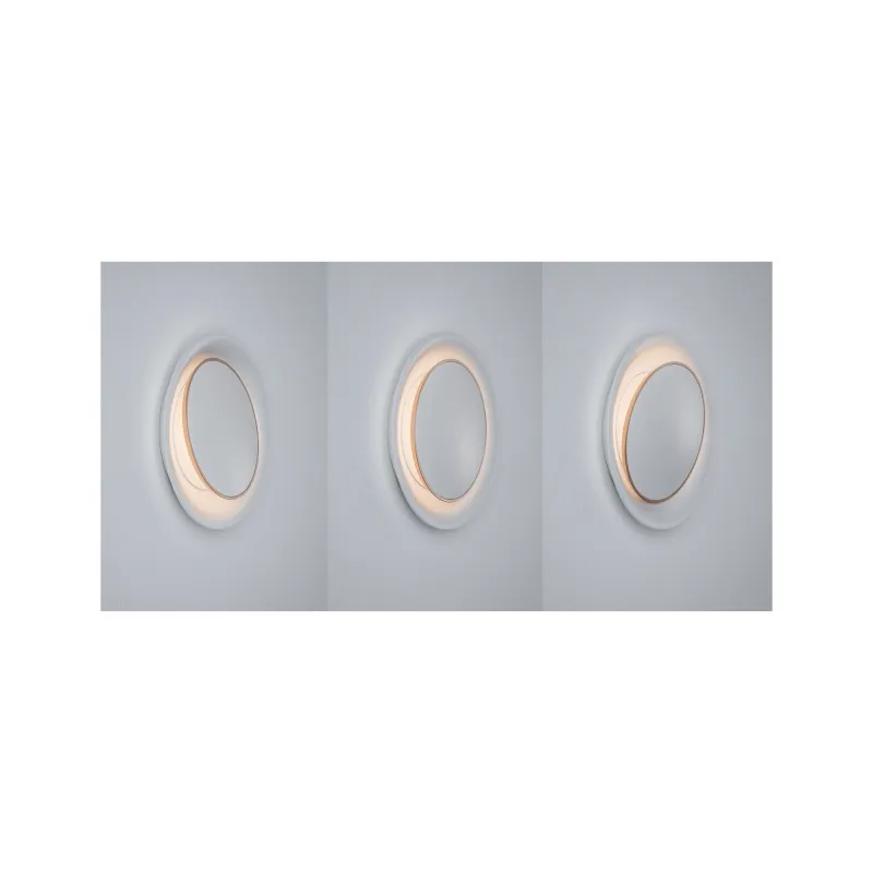 Kit Enc mur Neordic 1x2,5W 2700K 230 V blanc dépoli/plastique - Pas...