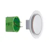 Kit Enc mur Neordic 1x2,5W 2700K 230 V blanc dépoli/plastique - Pas...