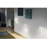 Kit Enc mur Neordic 1x2,5W 2700K 230 V blanc dépoli/plastique - Pas...