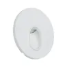 Kit Enc mur rond 1x1,7W 2700K 230 V blanc /plastique - Pas cher