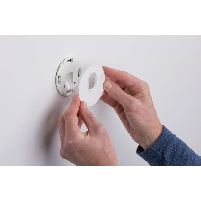 Kit Enc mur rond 1x1,7W 2700K 230 V blanc /plastique - Pas cher