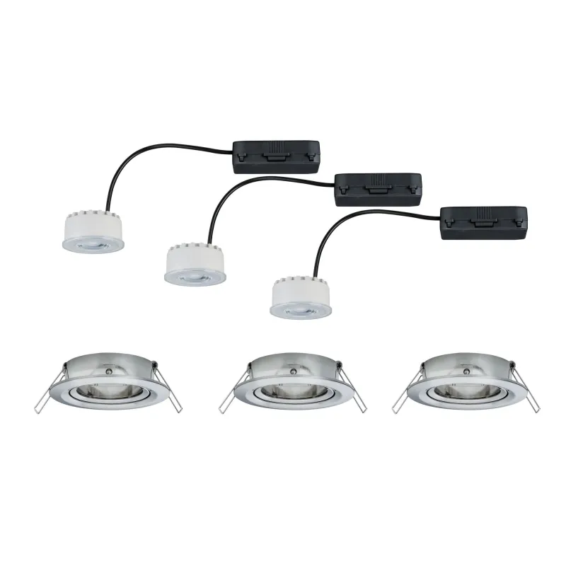 Kit Enc Prem dim 3X6,8W Coin Rd Orient dimmable LED 3x6,8W 230V Fer...