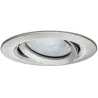 Encastrés LED Nova IP65 rond 7 W GU10 acier Kit de 3 orientables