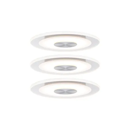 Kit enc Prem Whirl rond grad LED 3x5,5W 230 V 120 mm Alu tourné/Sat...