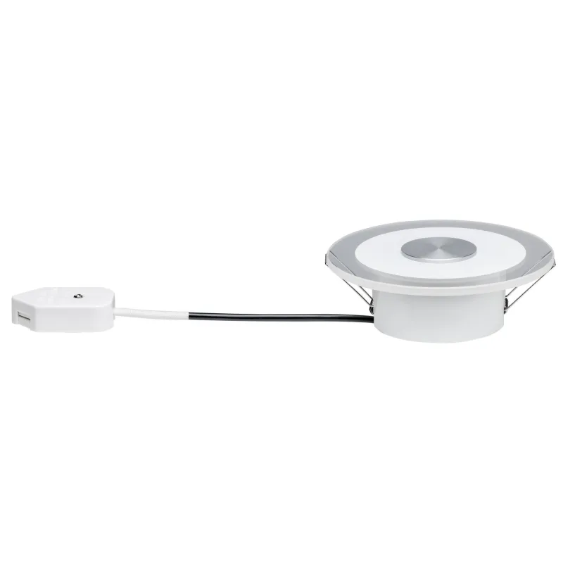 Kit enc Prem Whirl rond grad LED 3x5,5W 230 V 120 mm Alu tourné/Sat...